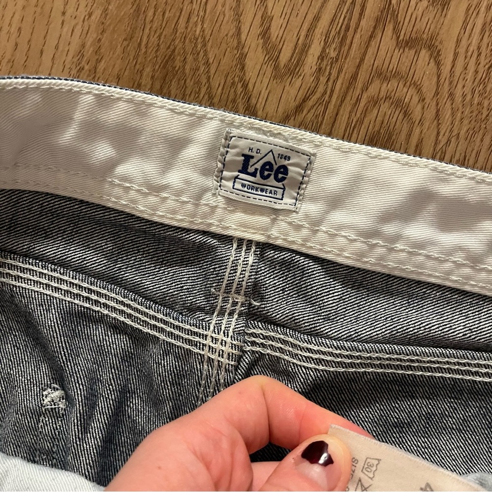 Lee Workwear Women’s Deep Indigo Denim Straight Jeans size 26 - Picture 3 of 8